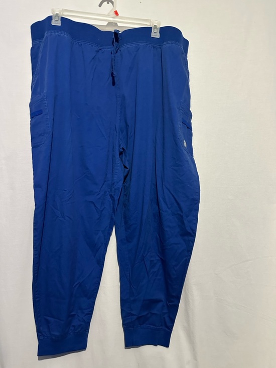 Butter Soft Pants - Women's Scrub Pants in Cobalt Blue with Drawstring Waist size 4x